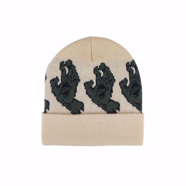 Screaming Line Up Beanie - Santa Cruz - Oat