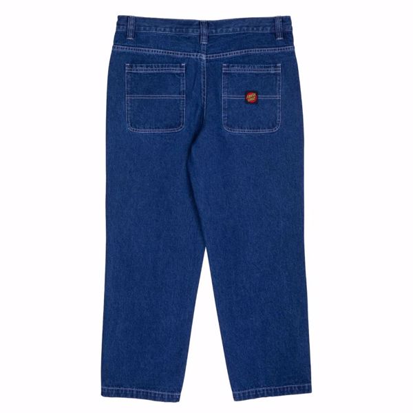 Classic Label Panel Jean - Santa Cruz - Blue/White