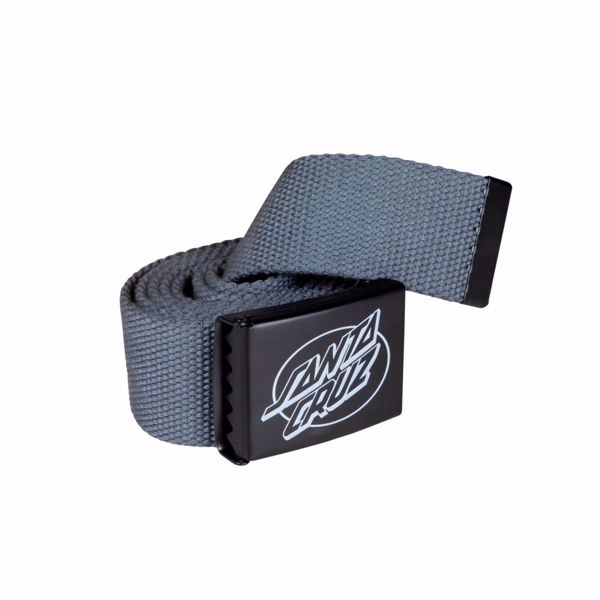 Mono Lined Oval Dot Belt - Santa Cruz - Iron