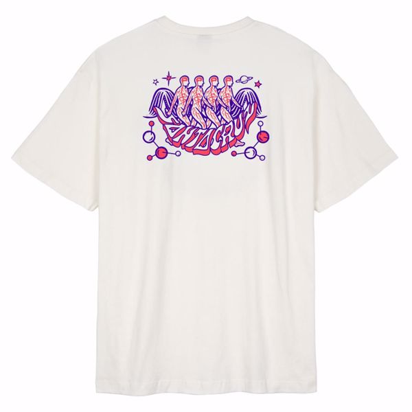 Knibbs Minds Eye T-Shirt - Santa Cruz - Optic Wht