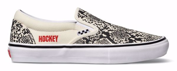 Hockey X Vans Skate Slip - On - Snake Skin