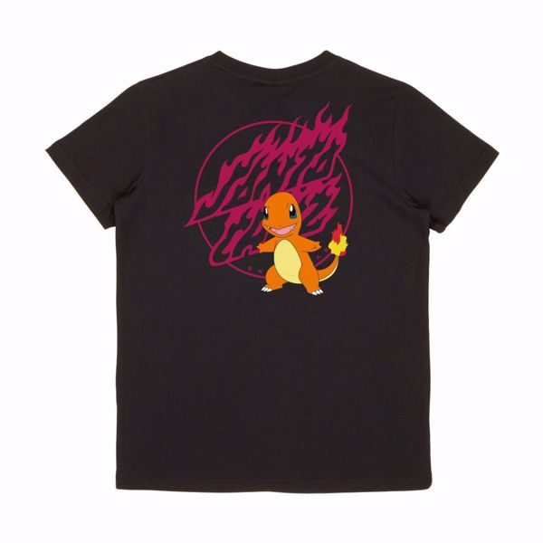 Santa Cruz X Pokemon Youth Fire Type T-Shirt - Blk