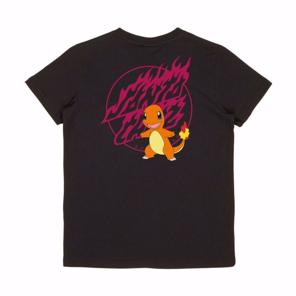 Santa Cruz X Pokemon Youth Fire Type T-Shirt - Blk