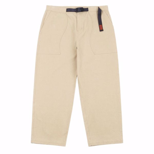 Belted Twill Pants - Dime - Light Oak