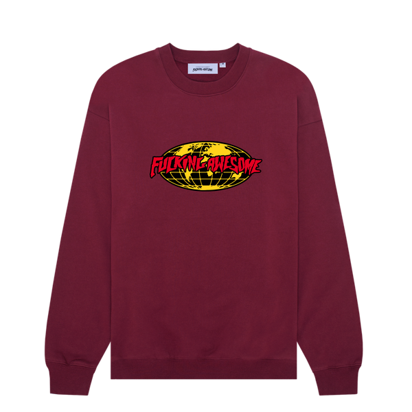 FA World Crewneck - Fucking Awesome - Maroon