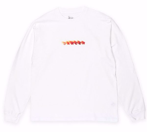 Analog Logo LS Tee - Dancer - White