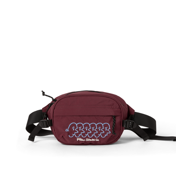 Faces Hip Bag/Nilon - Polar - Bordeaux