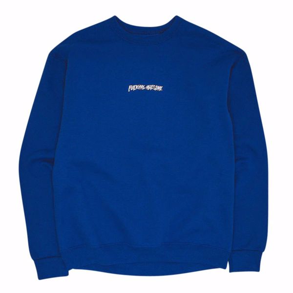 Little Stamp Crewneck - Fucking Awesome - Royal