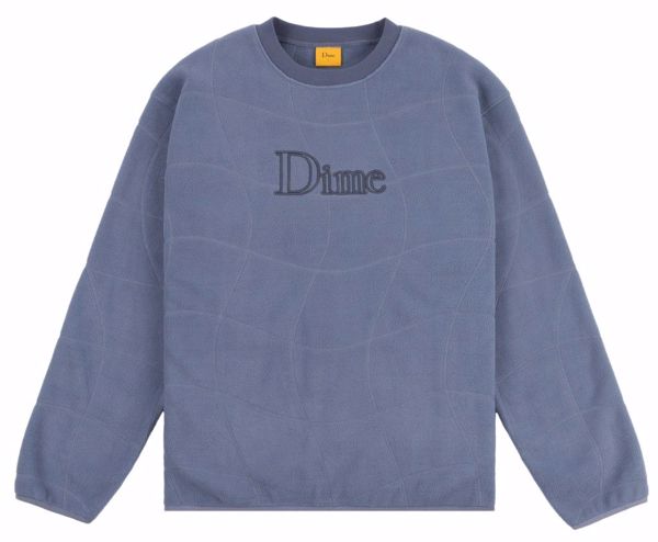 Classic Wave Polar Crewneck - Dime - Stone Blue