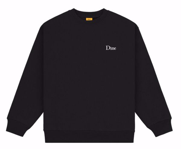 Classic Small Logo Crewneck - Dime - Black