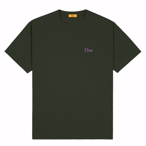 Classic Small Logo T-Shirt - Dime - Forest Green