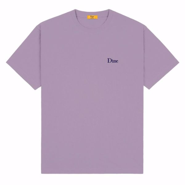 Classic Small Logo T-Shirt - Dime - Plum Gray