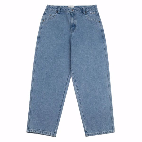 Classic Baggy Denim Pants - Dime - Blue Washed