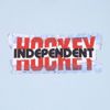 Hockey X Independent Decal Tee - Light Blue