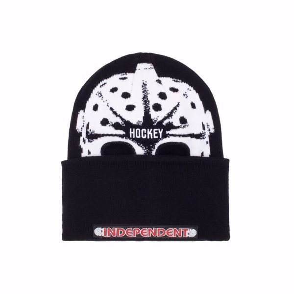 Hockey X Indy Hockski Mask Beanie - Black/White