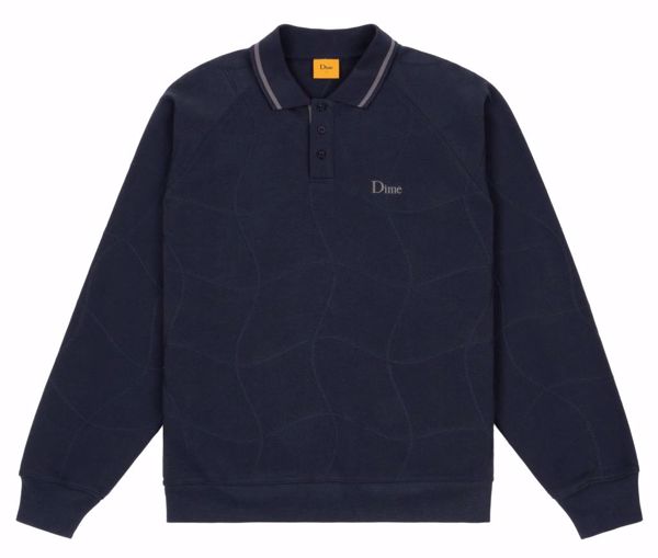 Wave Rugby Sweater - Dime - Navy