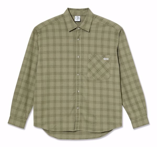 Mitchell LS Shirt - Polar - Flannel Green/Beige