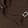 Dave Stroke Logo Hoodie - Polar - Chocolate