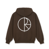 Dave Stroke Logo Hoodie - Polar - Chocolate