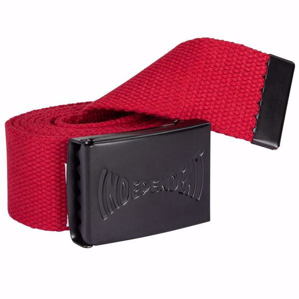 Span Concealed Web Belt - Independent - Cardi. Red