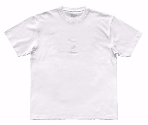 OG Embossed Logo Tee - Dancer - White