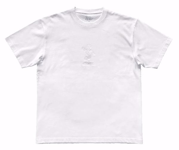 OG Embossed Logo Tee - Dancer - White