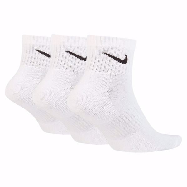 Cushioned Ankle Socks (3 Pairs) - Nike SB - Wt/Blk