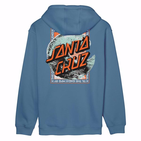 Breaker Dot Hood - Santa Cruz - Dusty Blue