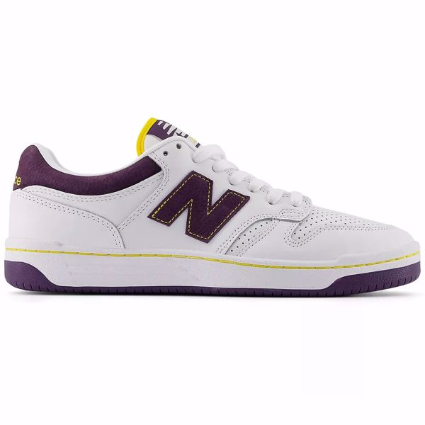 480 West Coast - NB Numeric - White/Purple/Yellow
