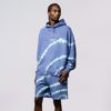 Collegiate Strip Hood - Santa Cruz - H.Blu.Tie Dye