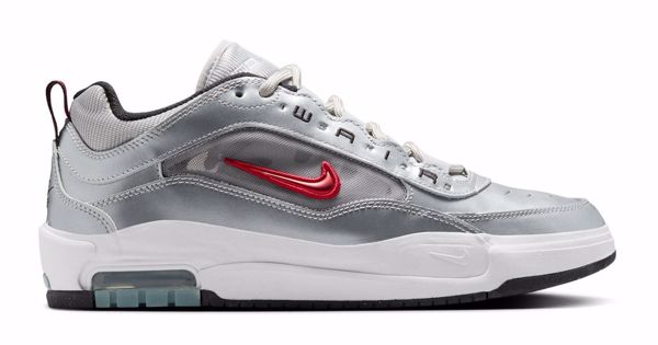 Air Max Ishod 'Silver Bullet' - Nike SB - Slvr/Red